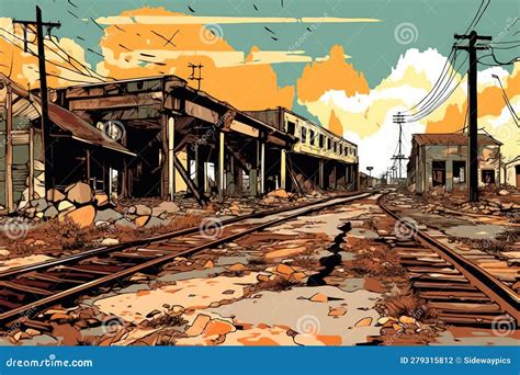 Aging Infrastructure Generative Ai Stock Illustration Illustration