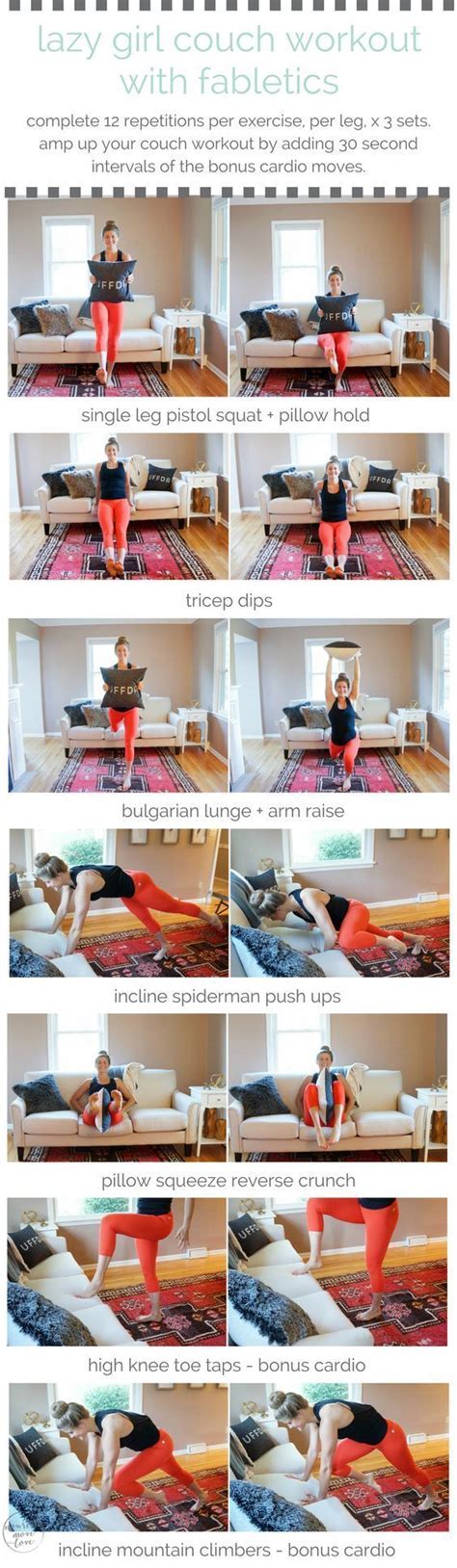 5 Workouts For When You Are Feeling Like The Ultimate Lazy Girl Couch Workout Circuit Workout