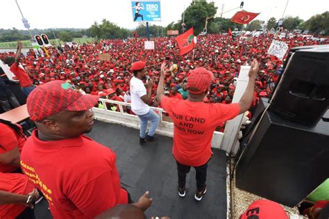 Pictures Eff March Over ‘unending Load Shedding And Privatisation Of Eskom Pindula News