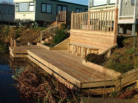 As we know, a deck often builds from the spare space at your house. Garden Decking Ideas and Tips - Garden Edging Ideas