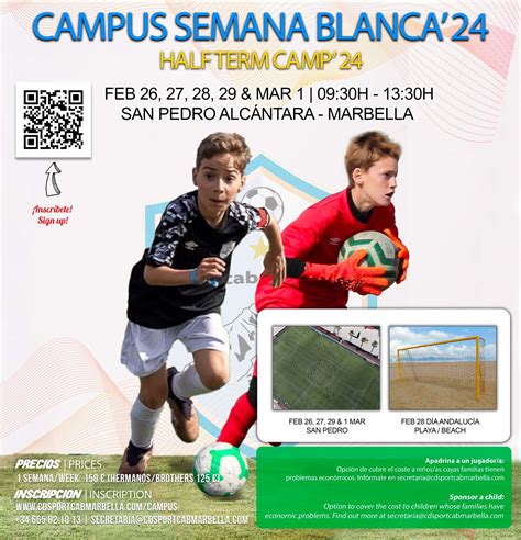 Campus Fútbol Semana Blanca Marbella 2024 Cd Sportcab Marbella