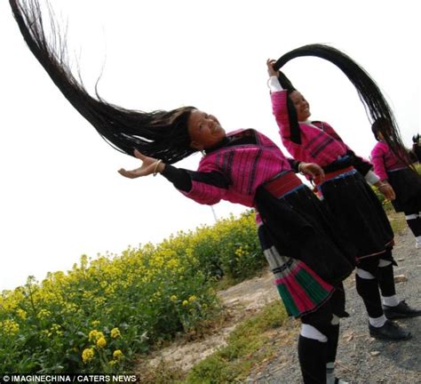 The boy is a model and famous because of his very long hair. Chinese women with the world's longest locks show off the ancient tradition | Daily Mail Online