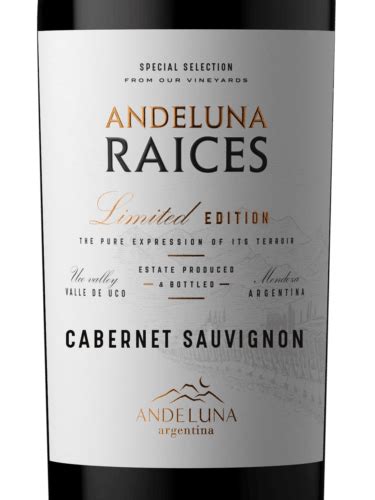 Andeluna Raices Limited Edition Cabernet Sauvignon Vivino