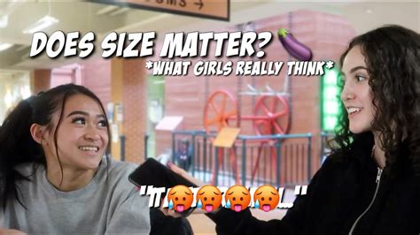 Does Size Matter 👀🍆 Public Interview Youtube