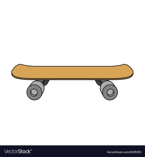 Skateboard Cartoon Royalty Free Vector Image Vectorstock