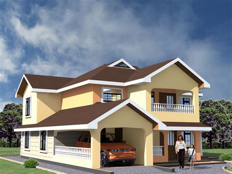 Look to these carriage house plans when it's necessary to add both living and garage space. Elegant 4 Bedroom house plans with attached garage |HPD ...