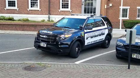 Various Makes And Models Of Mount Vernon Police Department Vehicle