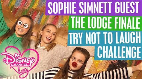 Disney Channel Vlog Sophie Simnett Guest The Lodge Finale Try Not