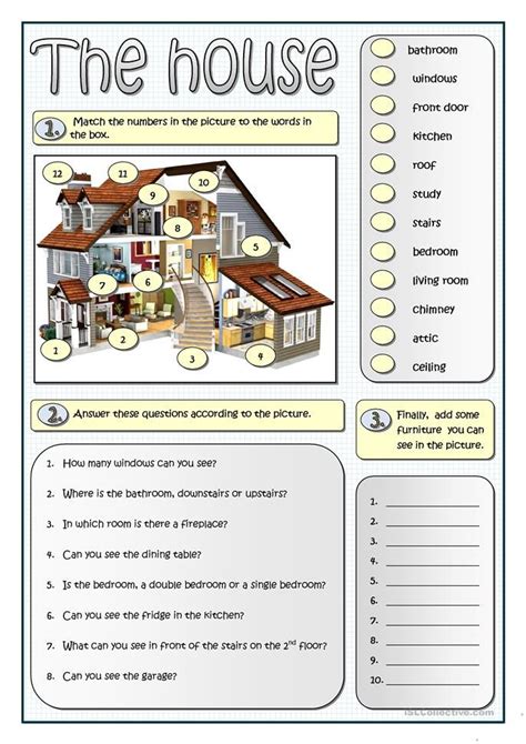 Describing A House English Lessons English Classroom English Vocabulary