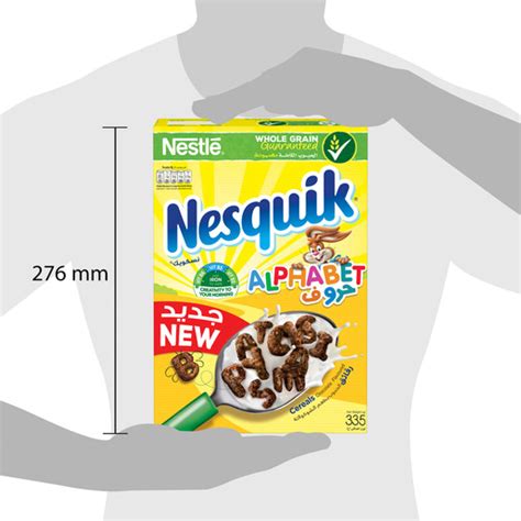 Alphabet worksheets, cute alphabet puzzles, plus alphabet matching, free letter tracing, cute letter recognition activities, and alphabet mats to complete with playdough / cereal / goldfish. Buy Nesquik Chocolate Alphabets Breakfast Cereal 335g Online - Lulu ...