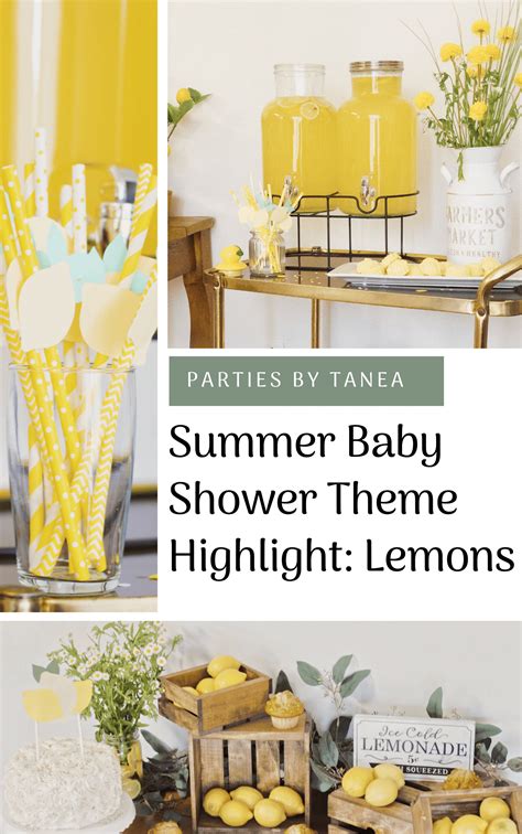 A Little Lemon Summer Baby Shower Themes Parties By Tanea Summer