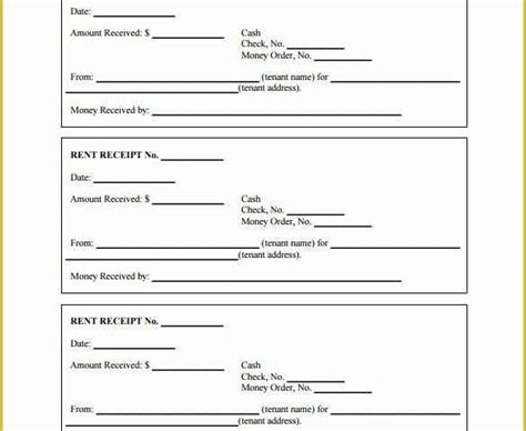 42 Free Printable Blank Receipt Template Heritagechristiancollege