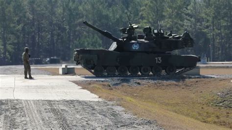 Tank M1 Abrams Gunnery Training And Shoot Youtube