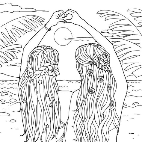 Art best friend drawings easy best friend drawings. Épinglé sur Coloriage