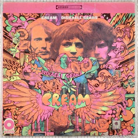 Cream Disraeli Gears 1967 Vinyl Lp Album Stereo Voluptuous