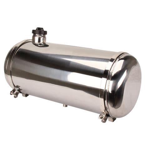 Empi 3896 Pol Stainless Steel Fuel Tank 10x24 In End Fill 75 Gal