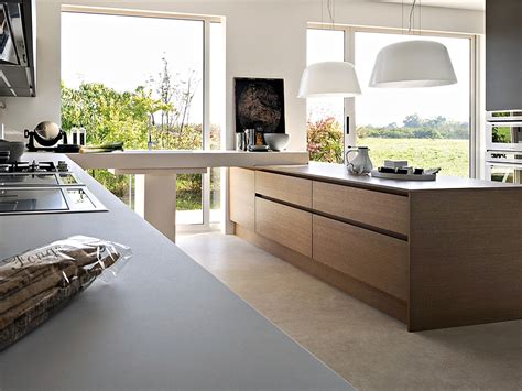 For a cool, soothing kitchen, choose babbling brook. Trendy Contemporary Kitchen With Sizzling Style And Savvy Storage Space