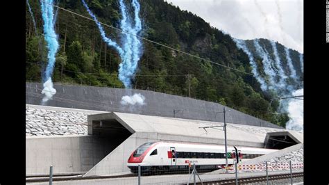 Gotthard Tunnel Worlds Longest Opens In Switzerland Cnn