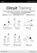 Photos of Circuit Training Exercises No Equipment