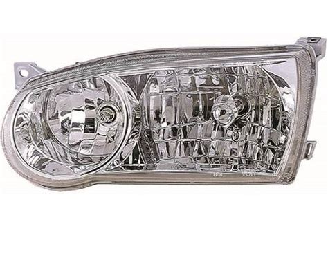 2001 2002 Corolla Front Headlight Lens Cover Assembly Left Driver