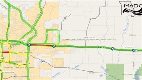 Interstate 70 Mile Marker Map Missouri
