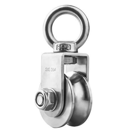 Buy Penkwiio Pulley Wheel Stainless Steel Duplex Bearing Super Silent