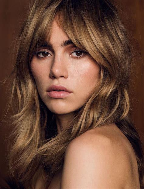 Curtain bangs are the coolest, most flattering bangs for 2020. Suki Waterhouse curtain bangs haircut and blonde hair ...