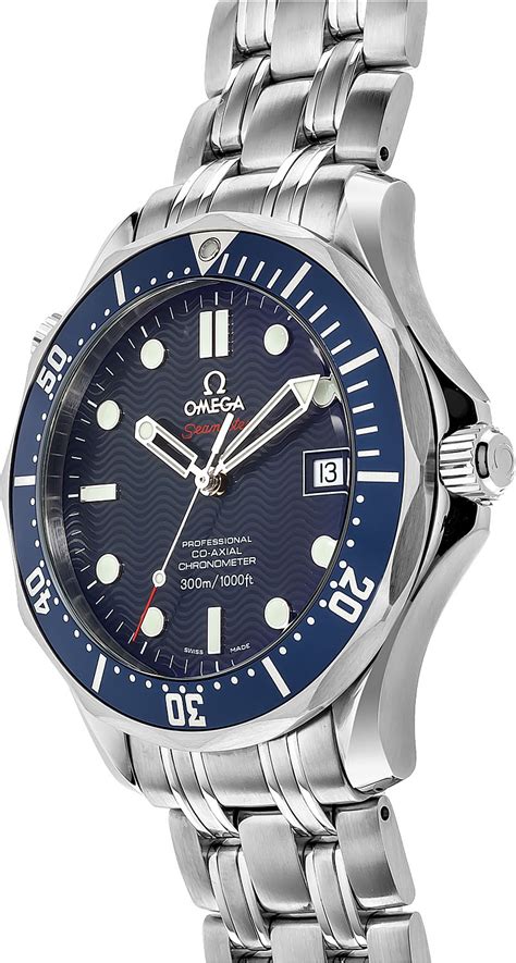 22208000 Omega Seamaster Automatic Blue Dial Mens Watch 22208000