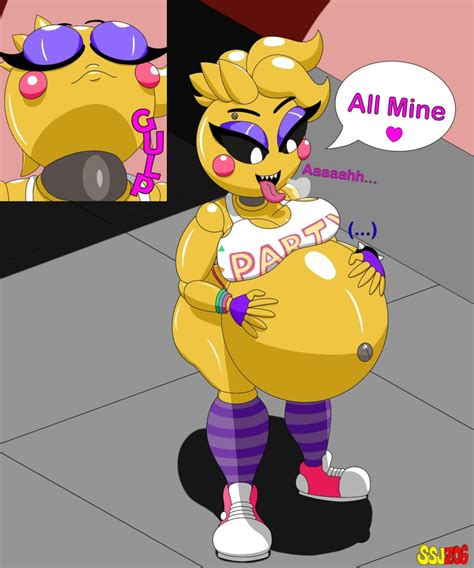 Rule 34 Five Nights At Freddys Full Belly Night Guard Oral Vore Ssjz06 Toy Chica
