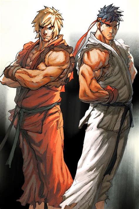 Ryu And Ken Capcom Vs Snk Marvel Vs Capcom Capcom Art Street Fighter