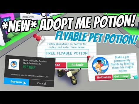Stop your child from getting scammed, get the dream pet they have always wanted without giving away pets. : v2Movie : HOW TO GET *NEW* FLYING PET POTION IN ADOPT ME ...