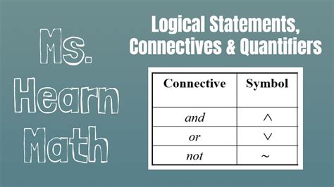Explain Different Logical Connectives With The Help Of Examples