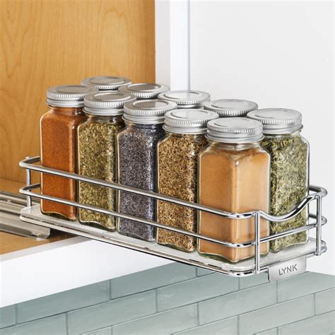 Organizers kitchen rack hooks mug racks sink caddys spice racks tie racks utensil racks utensil storage buy online & pick up in stores shipping same day delivery include out of stock abs (acrylonitrile butadiene styrene) acacia acrylic aluminum. Lynk Professional Pull Out Spice Rack Slide Out Cabinet ...