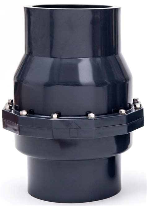 High Quality 3 Gray Socket End Industrial Pvc Swing Check Valve Ansi