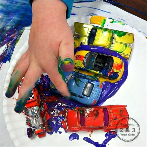 Transportation Art for Toddlers and Preschoolers | Toddler art, Toddler
