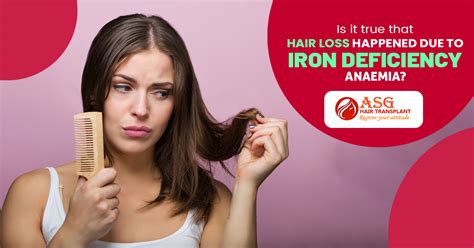 Iron deficiency anaemia and hair loss iron deficiency anaemia is a condition in which your body lacks iron to make enough red blood cells. Is it true that hair loss happened due to Iron Deficiency ...