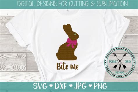 Chocolate Easter Bunny SVG Design