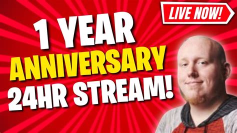 🔴~24 Hour Stream~my 1 Year Youtube Anniversary~big Vibes And A Giveaway~👽part 2 212410000 Youtube