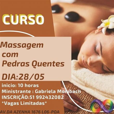 Curso Massagem Pedras Quentes Em Porto Alegre 2023 Sympla