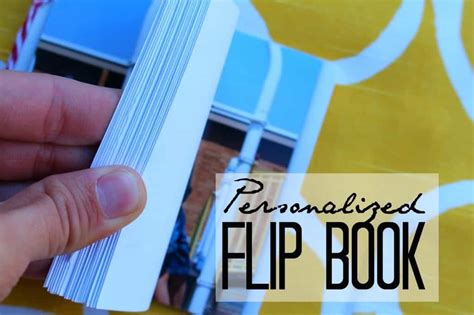 Personalized Flip Book A Girl And A Glue Gun