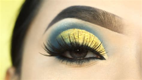 Yellow Cut Crease Eye Makeup Simple And Easy Eye Makeup Tutorial