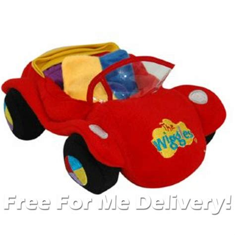 Wiggles Licensed Big Red Car Plush Stuffed Fun T Toy 28cm Free