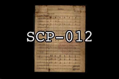 Scp 012 A Bad Composition Scp Foundation