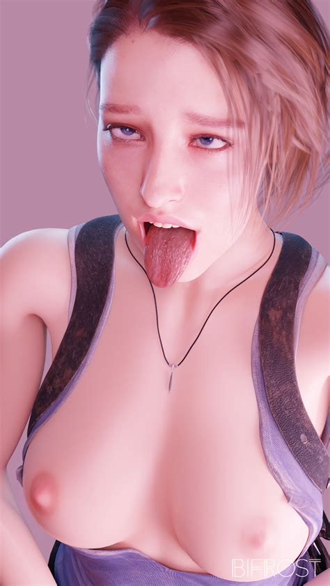 Jill Valentines Ahegao Face By Bifrost3d Hentai Foundry