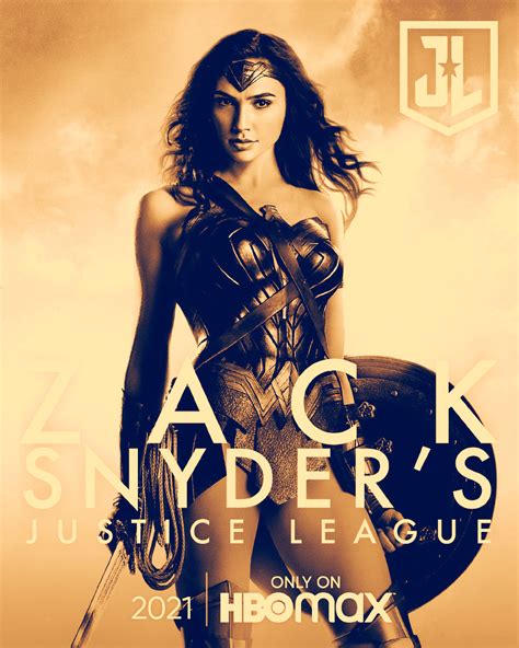 Wonder Woman Zack Snyders Justice League Poster Hbo Max 2021 Justice League Photo 43370362