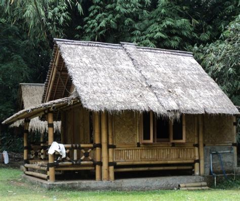 12 Aneka Model Rumah Bambu Jawa Barat Menarik Sun