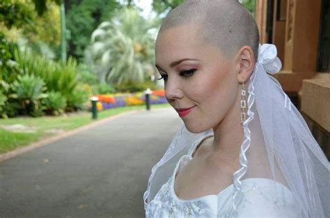 beautiful bald bride bald girl growing your hair out short hair styles