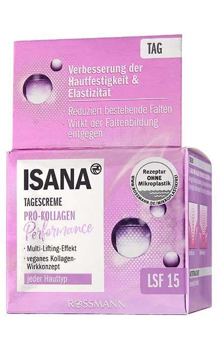 Isana Pro Collagen Performance Spf 15 дневной крем для лица 50мл Drogas Lv