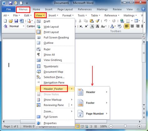 How To Insert And Edit Header And Footer In Ms Word Ms My Xxx Hot Girl