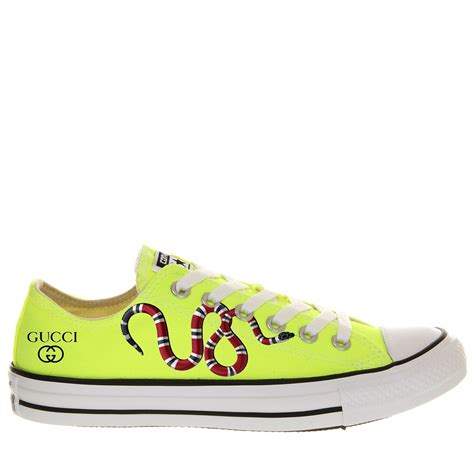 Gucci Converse Custom Snack Yellow Free Image From